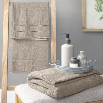 Fleur 2 Piece Classic 100% Cotton Bath Towel Set